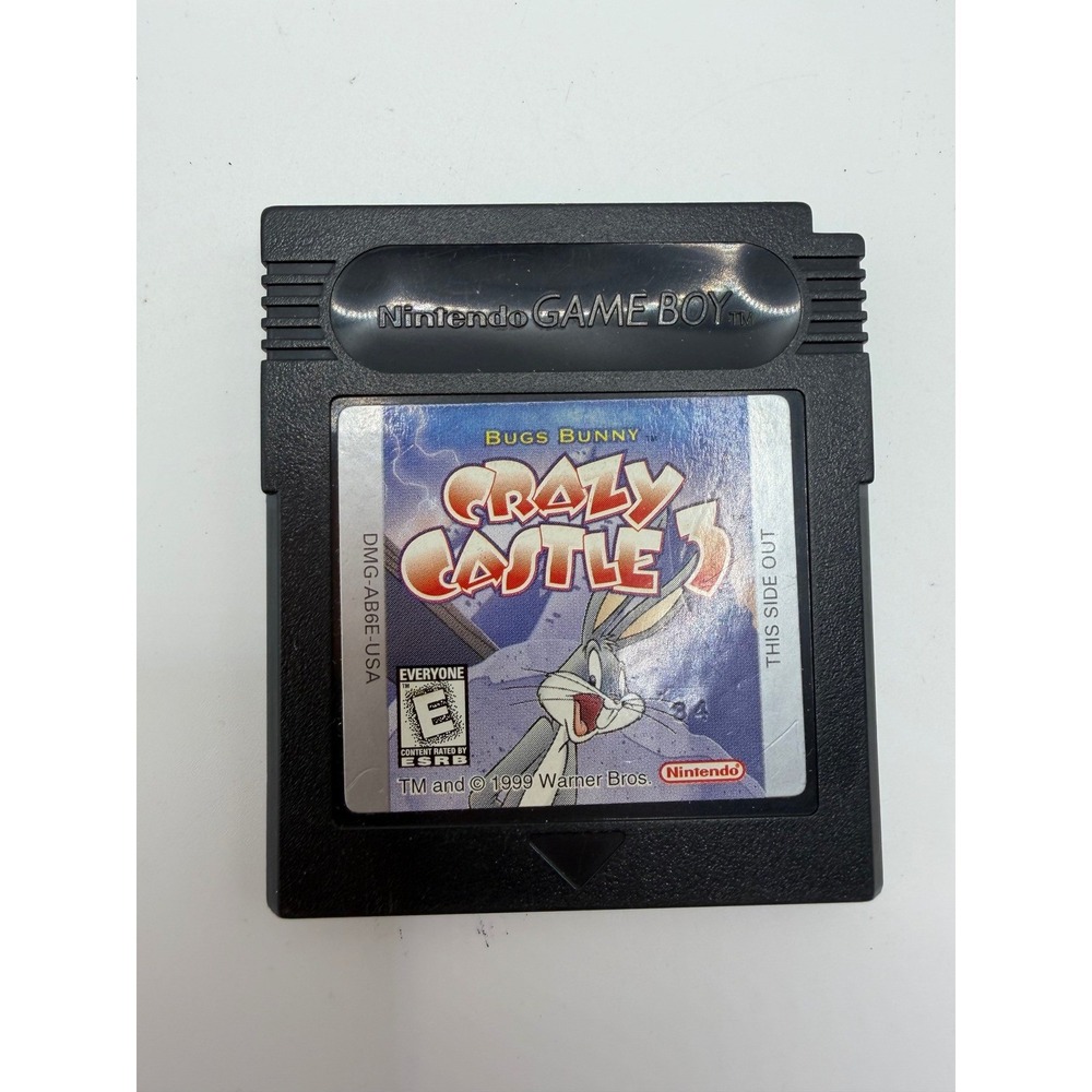 Bugs Bunny Crazy Castle 3 Nintendo Game Boy Color GBC Cartridge DMG-AB6E-USA